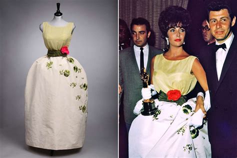 The Christian Dior Dress Elizabeth Taylor Wore to The 1961 